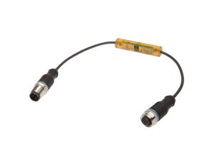 Czujnik czasowy z odwróceniem sygnału 10-35V DC NO/NC 3-pinowe złącze M12 0,3m IP67 VY030224