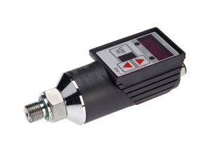 Czujnik ciśnienia fi38mm dł: 122mm Sn: 0-50bar 12-32V DC G1/4 cala A PNP NC/NO złącze wtykowe M12 4pin IP65 DW35311F