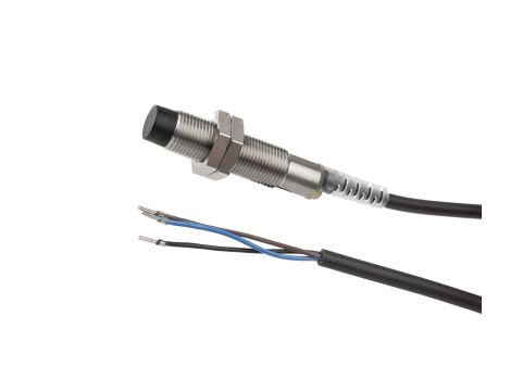 Czujnik indukcyjny M12x1 dł: 50mm niezabudowany Sn: 8mm 10-30V DC PNP NO kabel 2m PUR IP67 IN1201A3