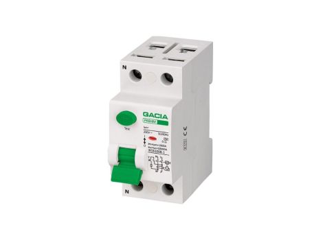 Wyłącznik różnicowoprądowy 10kA 2P 40A 0,03A 30mA typ AC