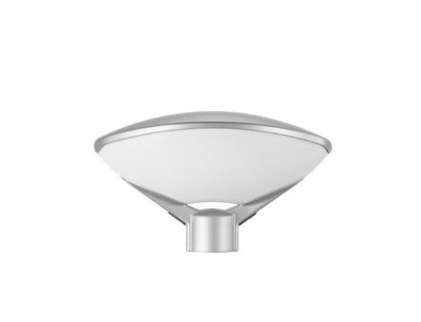 Oprawa parkowa ogrodowa E27 TEO srebrna na słupek MARECO IP54 1016.101M