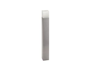 Słupek ogrodowy LUX EST aluminiowy srebrny E27 h 680mm x 85mm 1058.101G