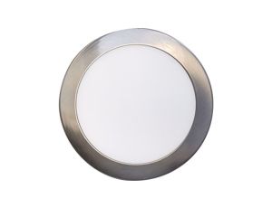 Oprawa nasufitowa LED 18W 1350lm 2800K/ciepła IP20 okrągły matowy chrom LED90 FENIX-R matt chrome 18W WW GXDW091