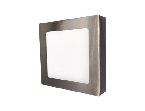 Oprawa nasufitowa LED 12W 850lm 3800K/neutralna IP20 kwadratowy matowy chrom LED60 FENIX-S matt chrome 12W NW GXDW266