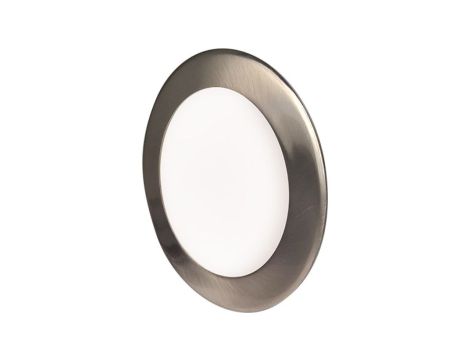 Oprawa downlight LED 6W 370lm 3800K/neutralna IP44/20 okrągły do wbudowania matowy chrom LED30 VEGA-R Matt chrome 6W NW GXDW102