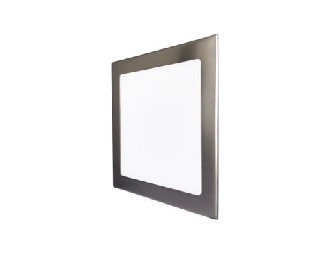 Oprawa downlight LED 18W 1350lm 3800K/neutralna IP44/20 kwadratowy do wbudowania matowy chrom LED90 VEGA-S 18W NW GXDW111