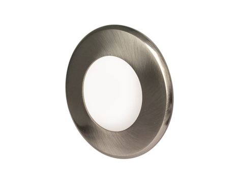 Oprawa downlight LED 3W 190lm 2800K/ciepła IP44/20 okrągły do wbudowania matowy chrom LED15 VEGA-R Matt Chrome 3W WW GXDW209