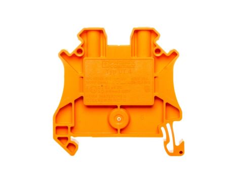 Listwa zaciskowa przepustowa 2-przewodowa 0,14-6mm2 pomarańczowa UT 4 OG 3045101 /50szt./