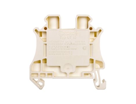 Złączka szynowa 2-przewodowa 10mm2 biała Ex UT 10 WH 3046317 /50szt./