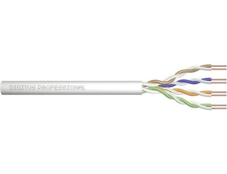 Kabel teleinformatyczny U/UTP kat.5e 4x2xAWG24 PVC drut szary Eca DK-1511-V-05 /50m/