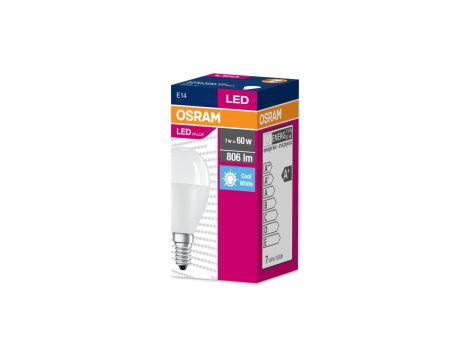 Żarówka LED VALUE CLASSIC P 60 E14 7W 806lm 4000K 840 FR non-dim 4058075311923