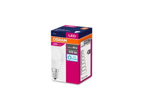 Żarówka LED VALUE CLASSIC P 40 E14 4,9W 470lm 6500K 865 FR non-dim 4058075127630