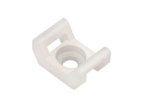 Podstawka montażowa przykręcana do opasek zaciskowych 22x16 biały /20szt./