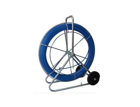 Włókno szklane na stojaku 11mm-200m / Wciągarka do kabli i przewodów / Stalka 11mm /200m / STRONG