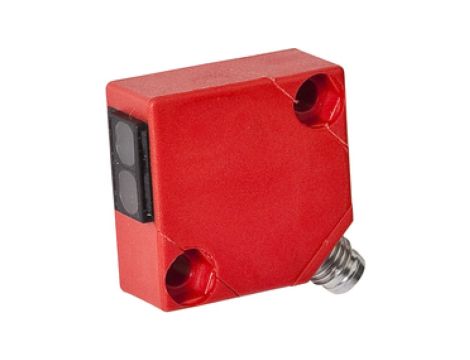 Czujnik optyczny odbiornik nadajnik 30x30x15mm Sn: 12m 10-35V DC PNP złącze M8 IP67 OE150470