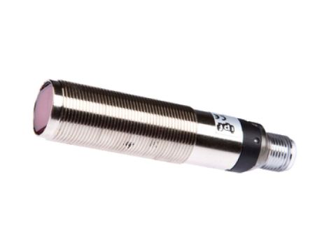 Czujnik laserowy odbiciowy M18x1 dł: 82mm dioda laserowa Sn: 100-16000 10-30V DC PNP złącze M12 4pin IP67 PR180424