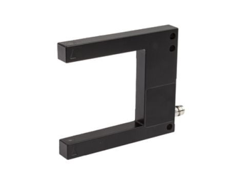Czujnik optyczny widełki 70x10x80mm szerokość widełek 50mm 10-30V DC PNP/NPN NO/NC złącze M8 3pin IP67 OG500576