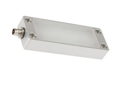 Oświetlenie maszynowe LED 14x90x32mm białe światło 5W 750lx 5000K 22-28V DC złącze M8 3pin IP67 EM900170