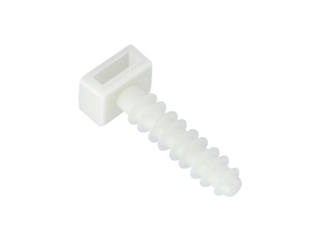 Podstawka wciskana do opasek kablowych 8x38 biały /20szt./