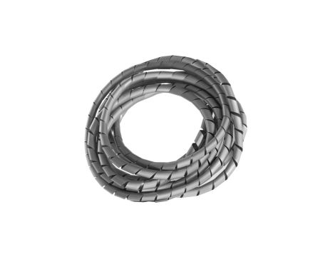 Osłona maskująca na kable Maclean MCTV-684S (5*6mm) 3m srebna spirala MCTV-684