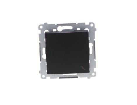 Simon 54 Łącznik schodowy (moduł) 10AX 250V szybkozłącza, czarny mat DW6.01/49