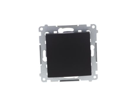 Simon 54 Łącznik krzyżowy bez piktogramu (moduł) 10AX 250V szybkozłącza, czarny mat DW7.01/X/49