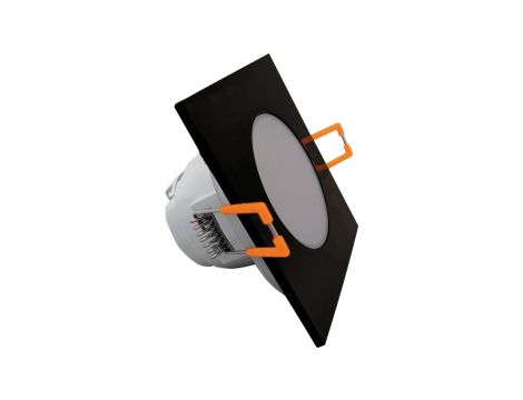 Oprawa downlight LED 5W 330lm 3000K/ciepła IP65/20 kwadratowy do wbudowania czarny LED BONO-S Black 5W WW GXLL082