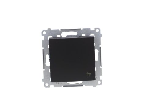 Simon 54 Łącznik krzyżowy (moduł) 10AX 250V szybkozłącza, czarny mat DW7.01/49