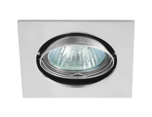 Oczko 50W/12V MR16 IP20 kwadrat ruchome aluminiowe chrom IZZY DT10-Q-C GXPL034