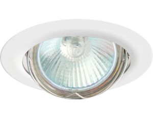 Oczko 50W/12V MR16 IP20 okrągłe ruchome aluminiowe białe AXL 5515-W GXPL024