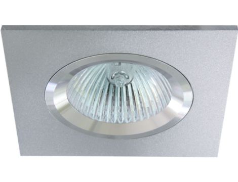 Oczko 50W/12V MR16 IP20 kwadrat stałe aluminiowe IZZY DSL50-AL GXPA002