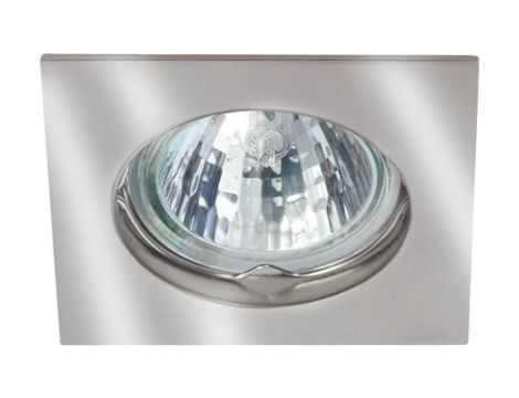 Oczko 50W/12V MR16 IP20 kwadrat stałe aluminiowe chrom IZZY DS10-Q-C GXPL010