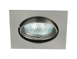 Oczko 50W/12V MR16 IP20 kwadrat ruchome aluminiowe matowy chrom IZZY DT10-Q-CM GXPL035