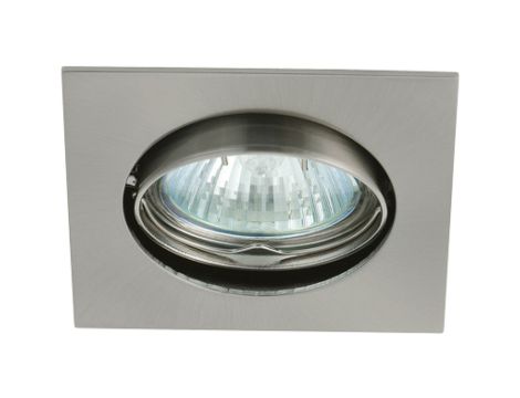 Oczko 50W/12V MR16 IP20 kwadrat ruchome aluminiowe matowy chrom IZZY DT10-Q-CM GXPL035