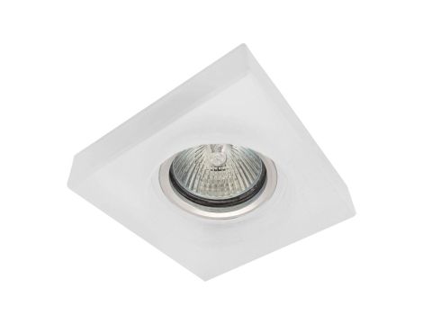 Oczko 50W/12V MR16 IP20 kwadrat szkło / aluminium mrożone MILK HIGH PEARL-S GXPO039