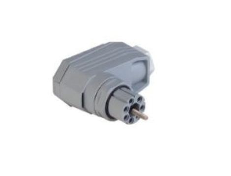 Gniazdo kablowe kątowe odciążone za pomocą klatki zaciskowej N6R FF