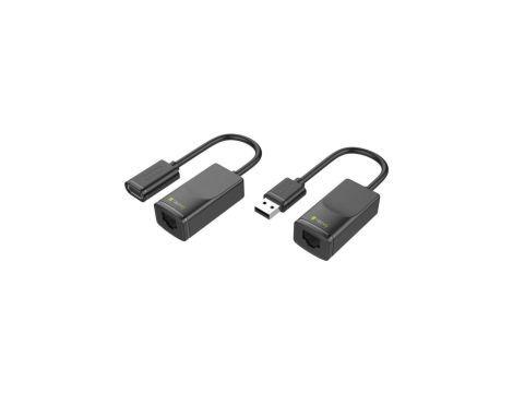 Przedłużacz Extender USB do 60m po kablu sieciowym RJ45