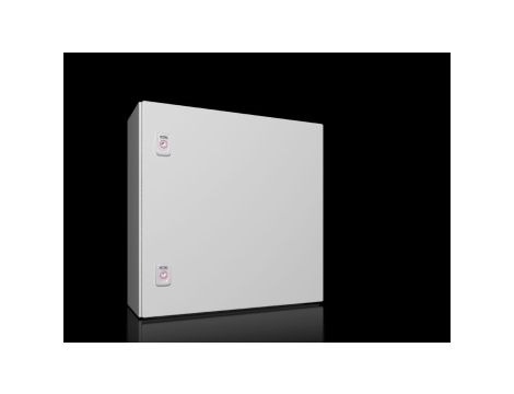 AX Obudowa kompaktowa 500x500x210 mm blacha stalowa z pł. mont. jednodrzwiowa 2 zamki dźwigienkowe 1050000 (1050.000) EC09993710