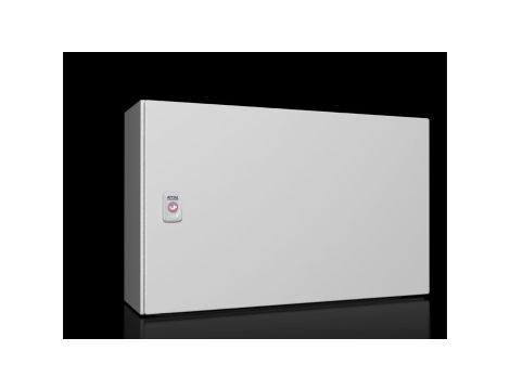 AX Obudowa kompaktowa 600x380x210 mm blacha stalowa z pł. mont. jednodrzwiowa 1 zamek dźwigienkowy 1039000 (1039.000 )EC09943345