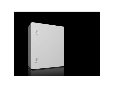 AX Obudowa kompaktowa 400x500x210 mm blacha stalowa z pł. mont. jednodrzwiowa 2 zamki dźwigienkowe 1045.000