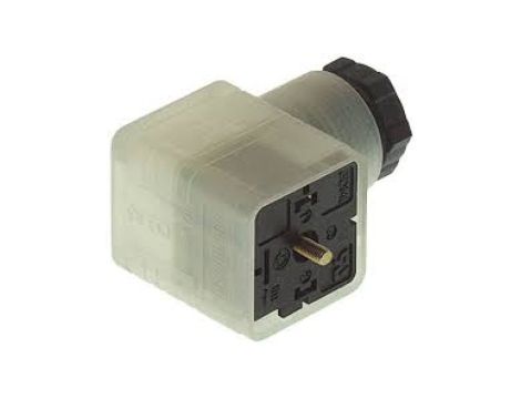 Złącze zaworowe serii GDM żeński 3-pinowe (2+PE) zacisk śrubowy PG11 dioda LED 24 V AC/DC 8 A GDML 2011 LED 24 VR YE schwarz