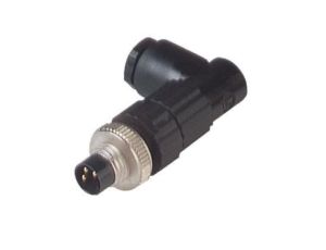 Złącze do samokonfekcjonowania M8 męskie kątowe 3-pinowe obciążenie przez klatke zaciskową ELWIST 3008 V