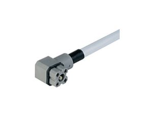 Złącze gniazdowe z kablem zasilającym serii G żeński kątowy 4-pinowy (3+PE) 230 V AC/DC 10A G 30 KW 3 F 2 M