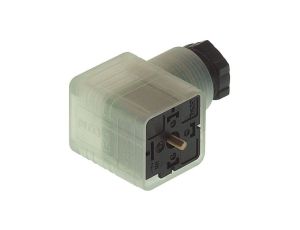 Złącze do samokonfekcjonowania zaworowe typu A żeńskie 4-pinowe kątowe GDML 3011-LED 24 RG