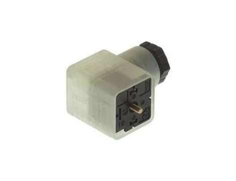 Złącze do samokonfekcjonowania zaworowe typu A żeńskie 3-pinowe kątowe GDML 2011 LED 120 VR YE schwarz