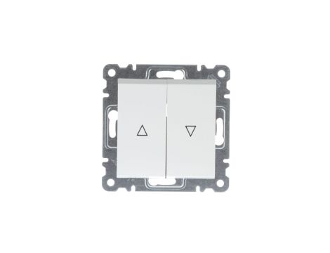 Lumina Przycisk żaluzjowy biały WL0320