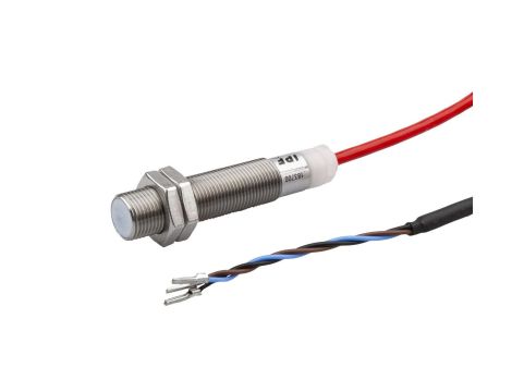 Czujnik indukcyjny M12x1 dł: 63 mm zabudowany Sn: 2 mm 10-30V DC 120 stC PNP NO kabel 2m IP96K IB1201K0