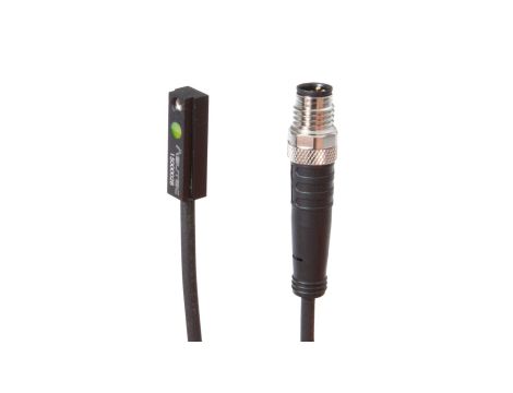 Czujnik magnetyczny cylinder T-rowek 6,2 mm 6,3x20x5,2 mm 10-30V DC PNP NO złącze kablowe M8 3-pinowe 0,34 m IP67 MZ07E081