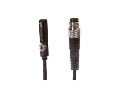 Czujnik magnetyczny walec T-rowek 6,2 mm 5,8x30x4,8 mm 10-30V DC -30 stC PNP NO złącze kablowe M8 3-pinowe 0,5 m IP67 MZ072188