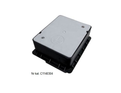 Studzienka kontrolno - pomiarowa plastik z pojemnikiem na protokół C1140304